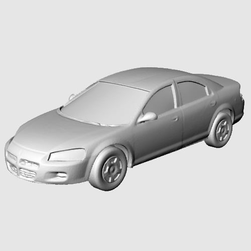 3D Модель: Бесплатный образец от ScanningCars.com