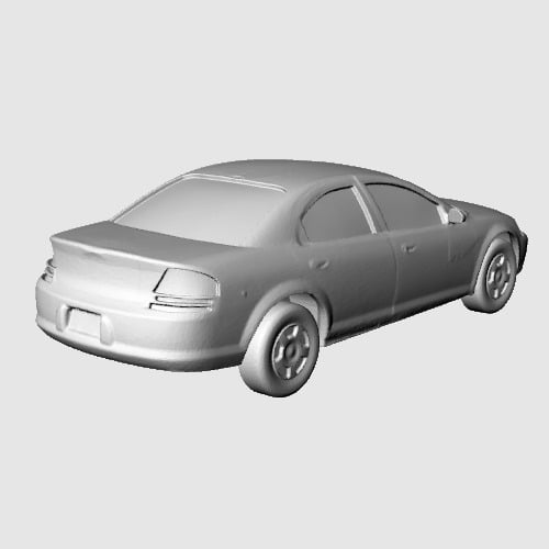 3D Модель: Бесплатный образец от ScanningCars.com