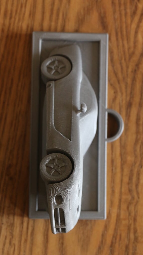 3D модель Dodge Viper с рамкой