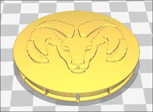 3D Модель Крышки Колеса для Dodge Durango