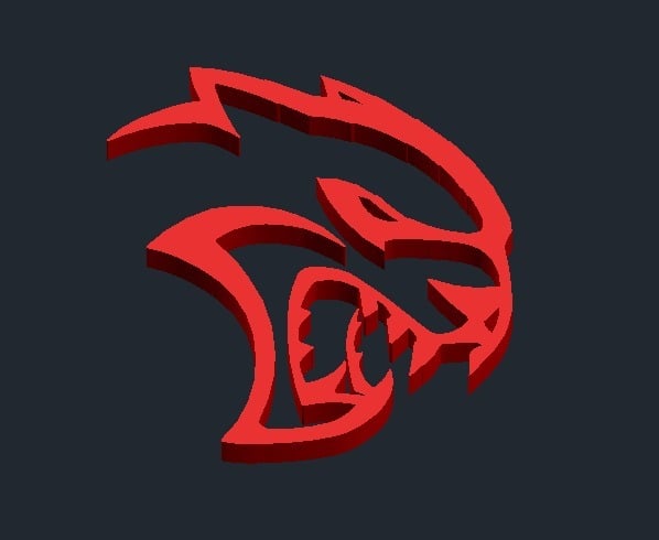 Логотип HQ Dodge Hellcat