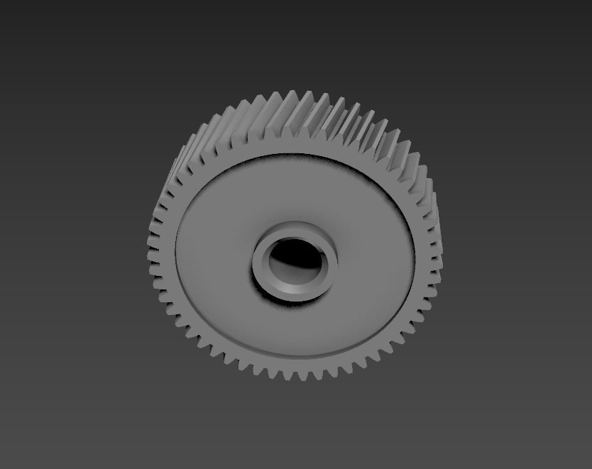 3D модель 3D-модель: Основна шестерня для м'ясорубки Moulinex HV1 - фото 2