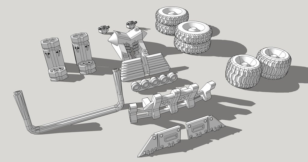 Части для ракеты с «69 Rutherford Dodge Coroner»