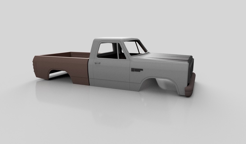 3D-модель грузовиков для Axial SCX10