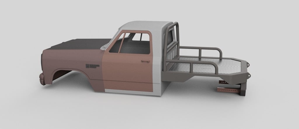 3D-модель грузовиков для Axial SCX10