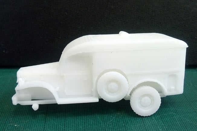 3D-модель скорой помощи Dodge WC54