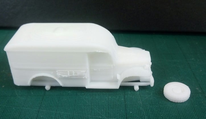 3D-модель скорой помощи Dodge WC54