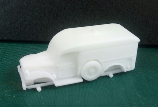 3D-модель скорой помощи Dodge WC54