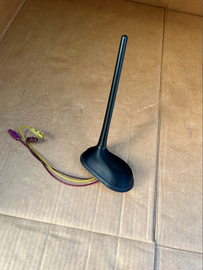 3D модель Крышка (основание) антенны на крышу Mercedes W169 / W245 - фото 4