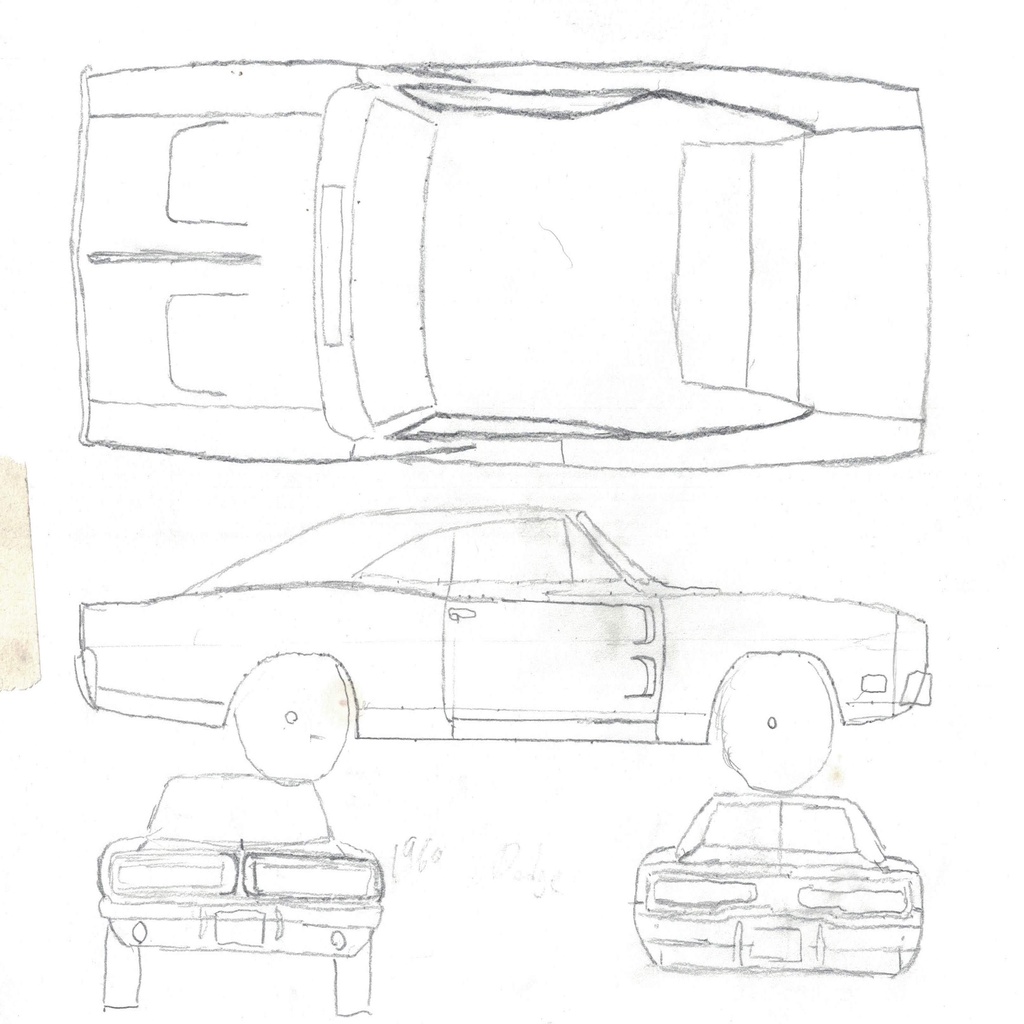 3D-модель Dodge Charger General Lee (1969)