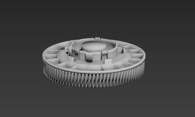 3D модель Шестерня моторчика дворников Volkswagen Touareg - фото 3