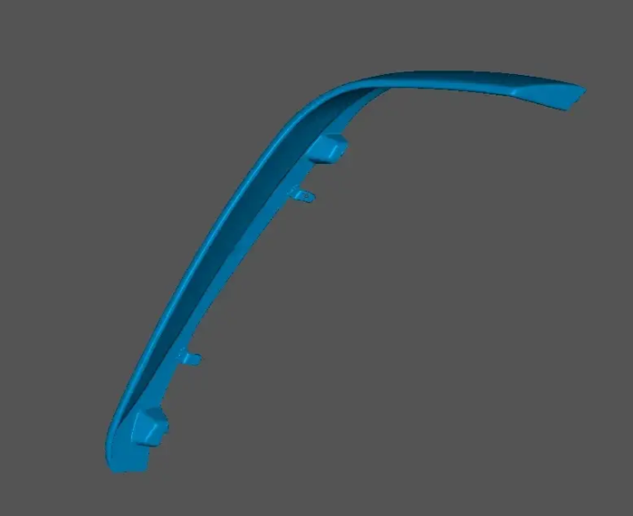 3D модель Mercedes W205 C63 fog lamp/air intake frame - фото 2