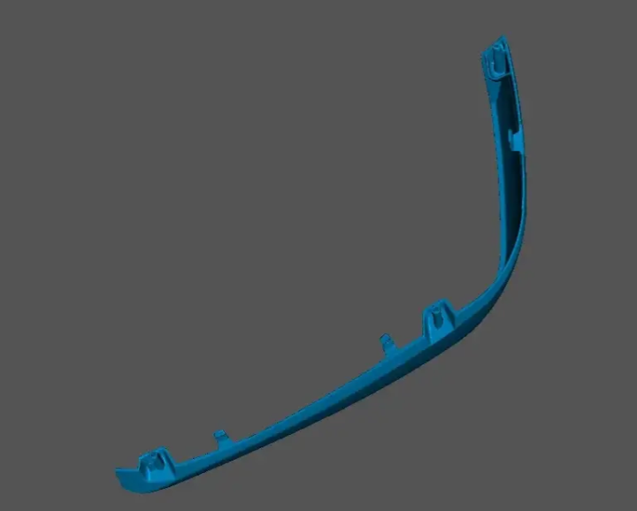 3D модель Mercedes W205 C63 fog lamp/air intake frame - фото 1