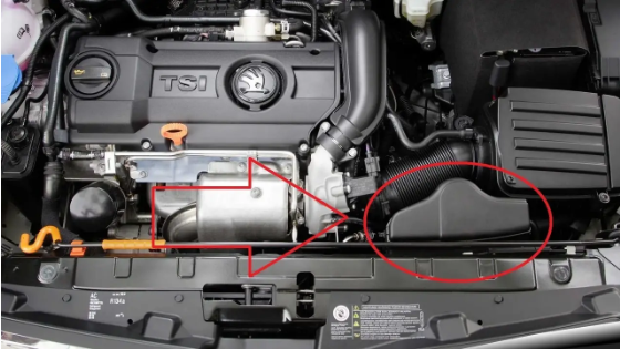 3D модель Крышка воздухозаборника Skoda Yeti (VAG) - фото 2