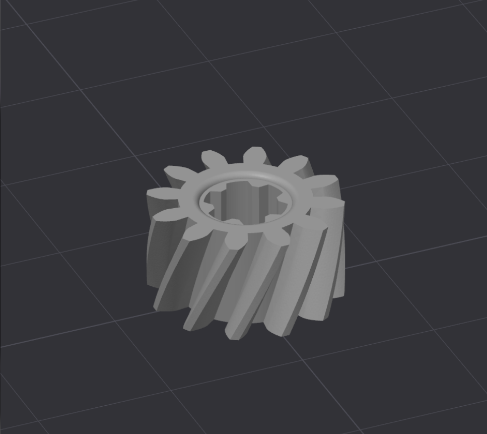 3D модель Шестерня механизма регулировки наклона сиденья BMW E36 - фото 1