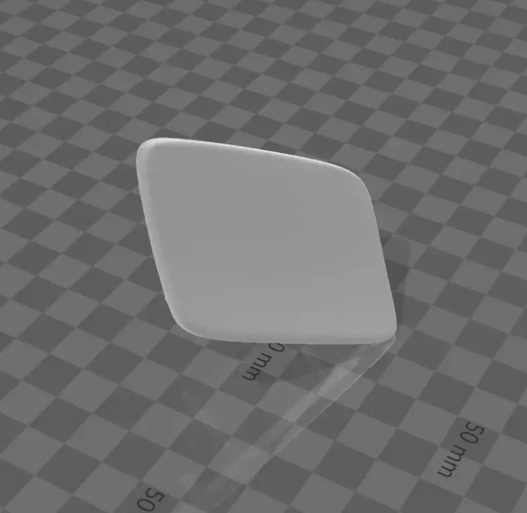 3D модель Крышка омывателя фар Volkswagen Polo Mk4 9N3 (2006-2009) - фото 2