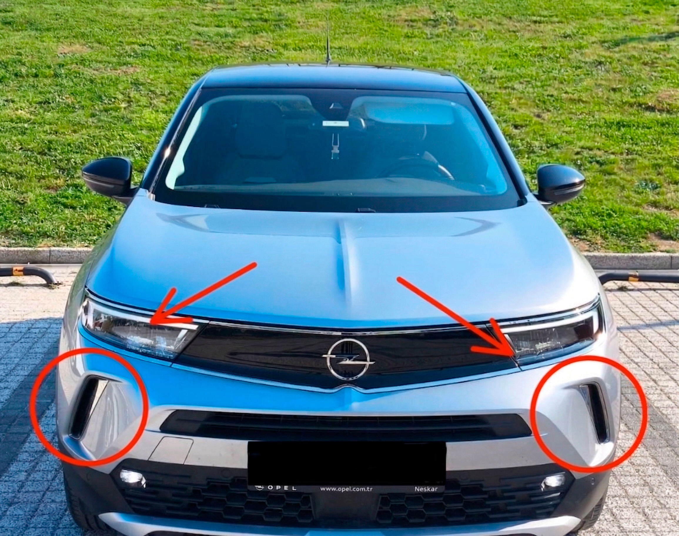 3D модель Вентиляционная решетка переднего бампера Opel Mokka - фото 2