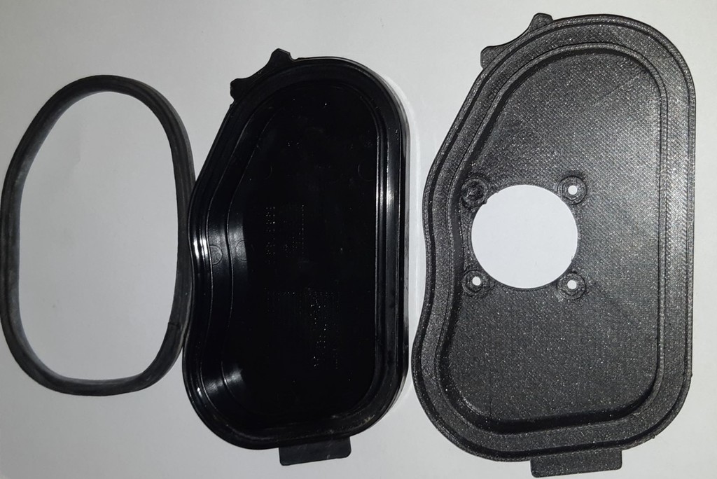 Модификация задних крышек для H7 LED-ламп в Opel Corsa D