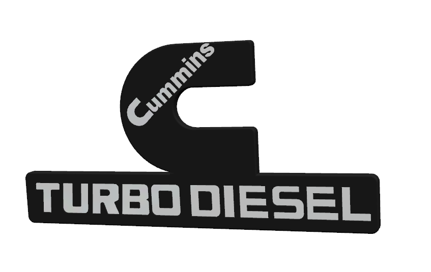 Эмблема Cummins Turbo Diesel для Dodge RAM