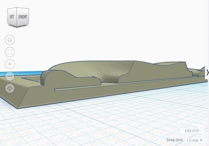 Модель 3D накладки эмблемы для Рам 2010 года