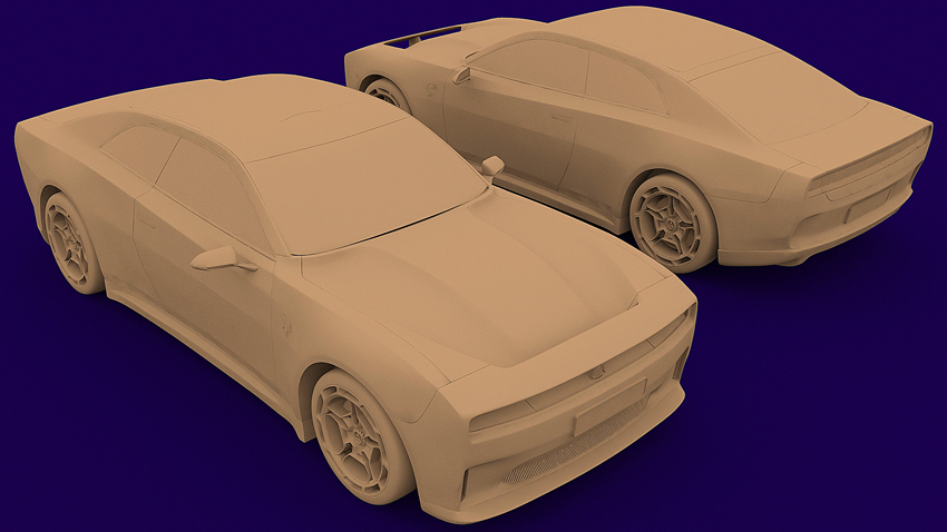 3D модель автомобиля для GTA SA