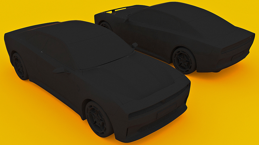 3D модель автомобиля для GTA SA