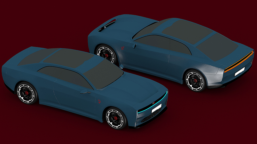 3D модель автомобиля для GTA SA