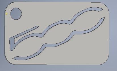 Брелок Фиат 500