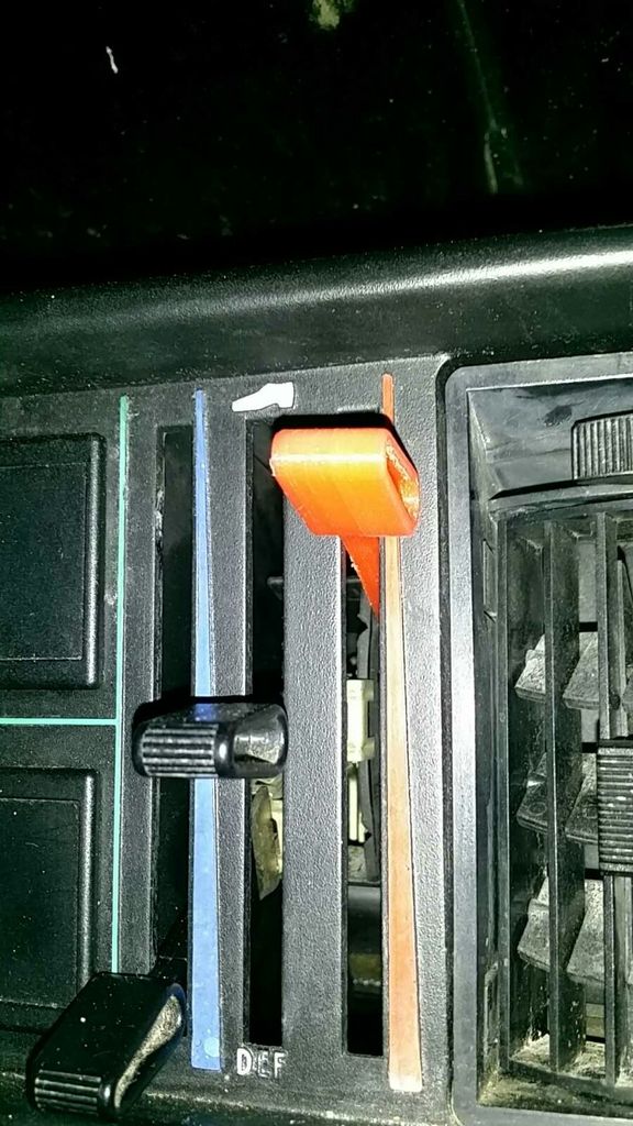 Рычаг управления воздухом для Fiat или Seat Panda