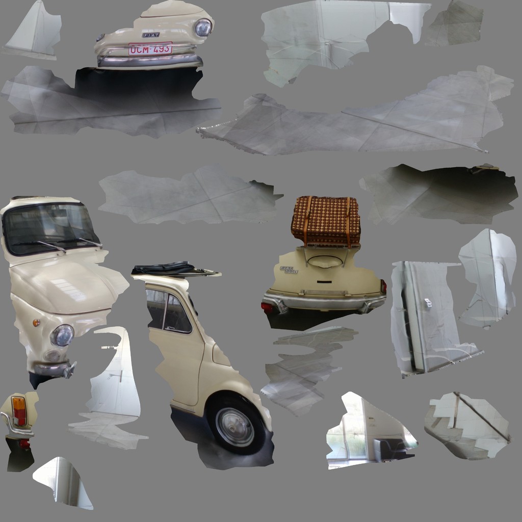 3D-модель Fiat 500 от 123D Catch