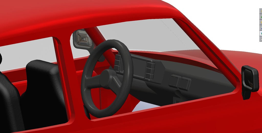 3D модель автомобиля Fiat 126