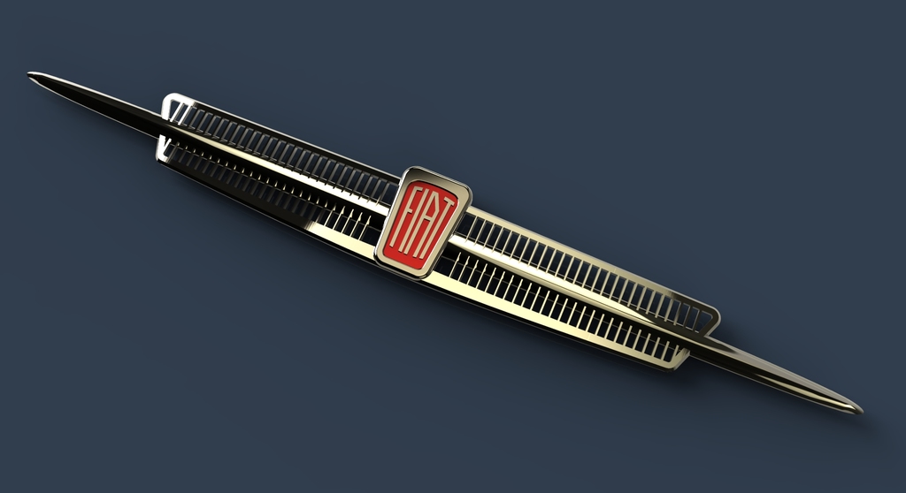 Фронтовой значок Fiat 850