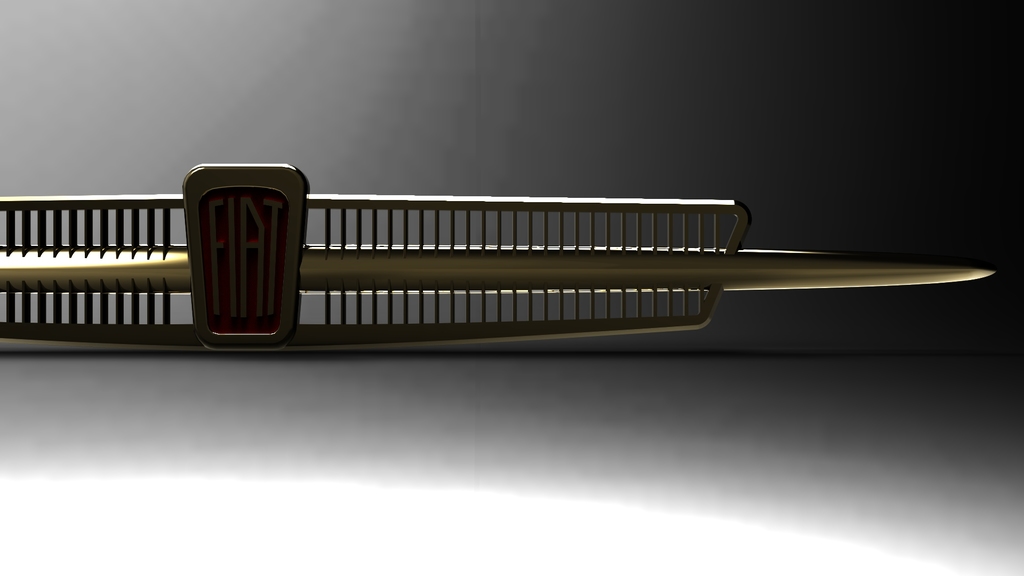 Фронтовой значок Fiat 850