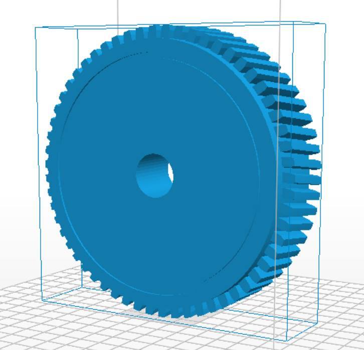 3D-модель с центром отверстия