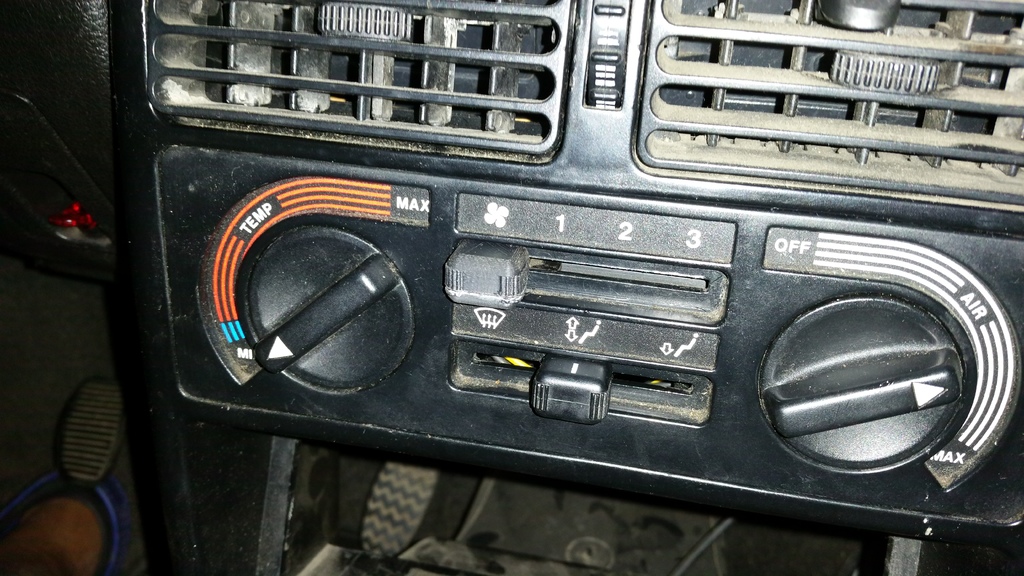 Рычаг управления воздухом Fiat Uno 93