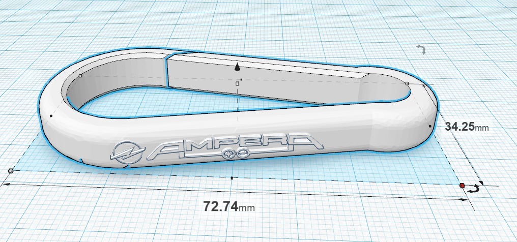 3D-модель карабина Zortrax под маркой Opel Ampera