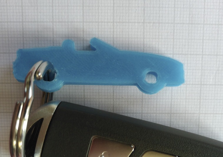 Ключница Fiat 124 Spider