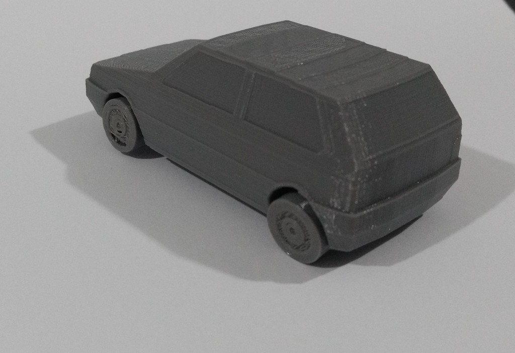 Fiat Uno Лоу Поли 1/43