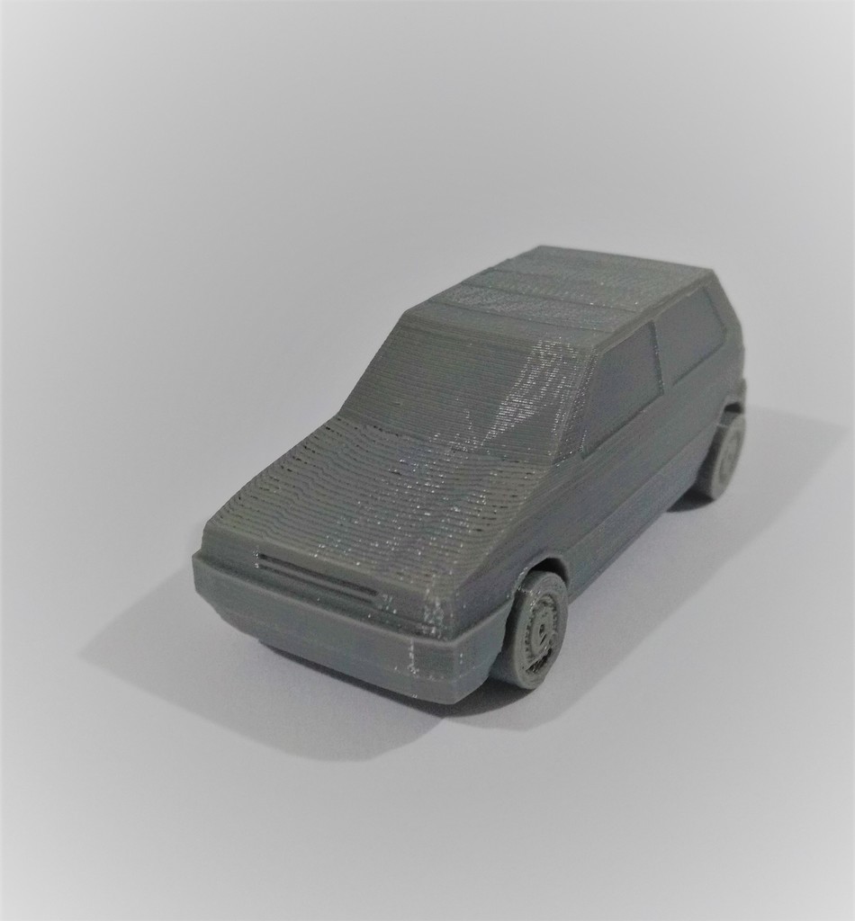 Fiat Uno Лоу Поли 1/43