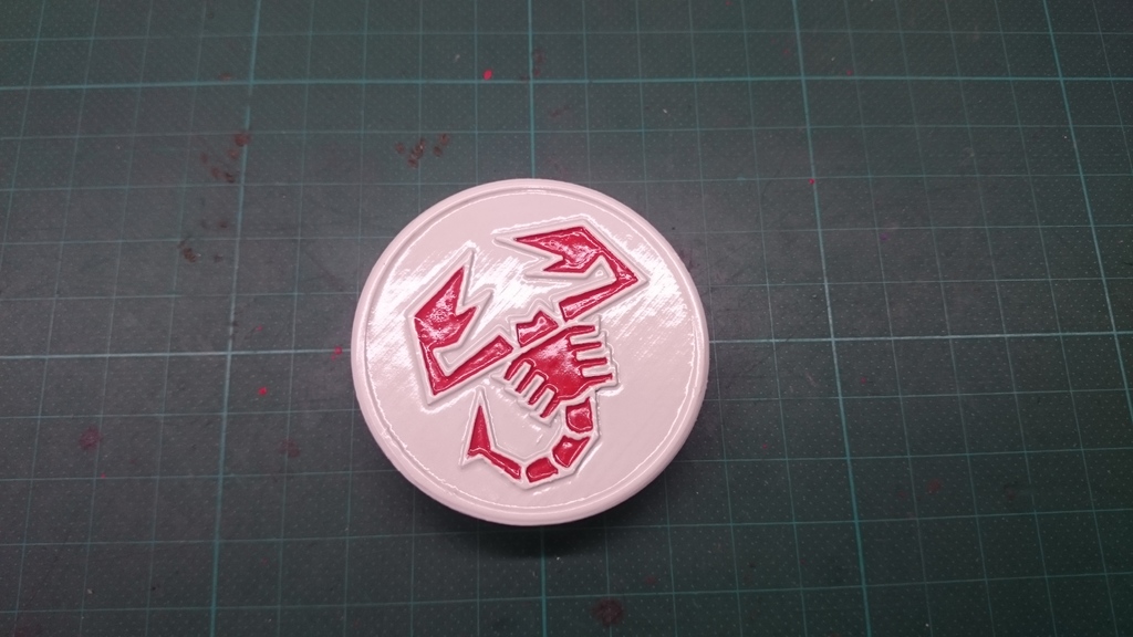 Крышка колеса в старом стиле Abarth