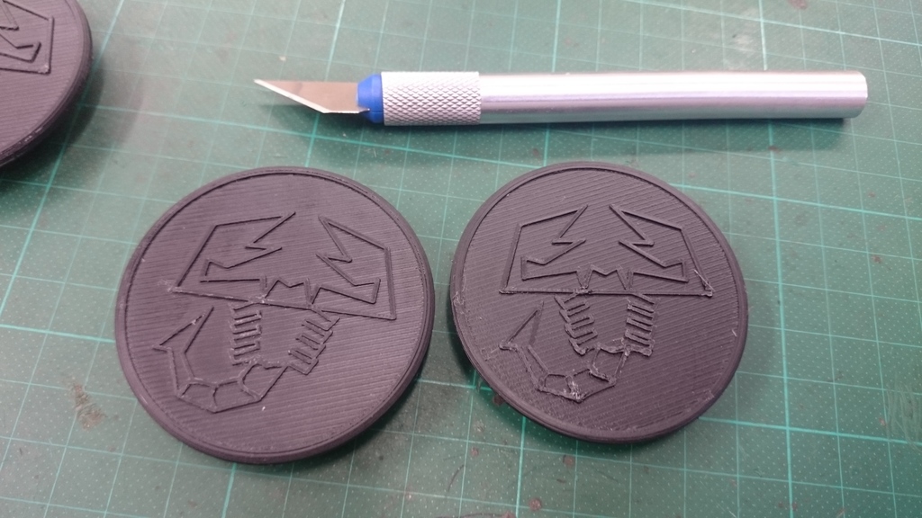 Крышка колеса в старом стиле Abarth