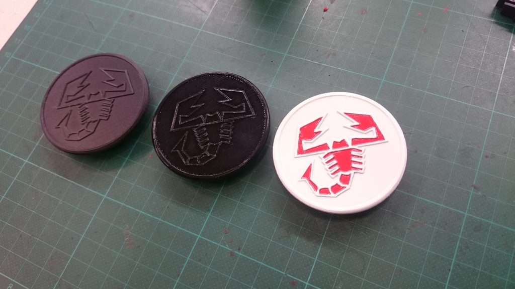 Крышка колеса в старом стиле Abarth