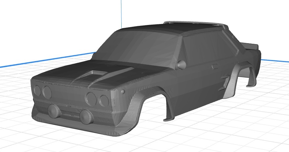 Модели кузова автомобиля Fiat 131 Abarth Moore