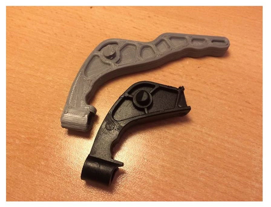 Рычаг для открывания внутреннего багажника Fiat Uno