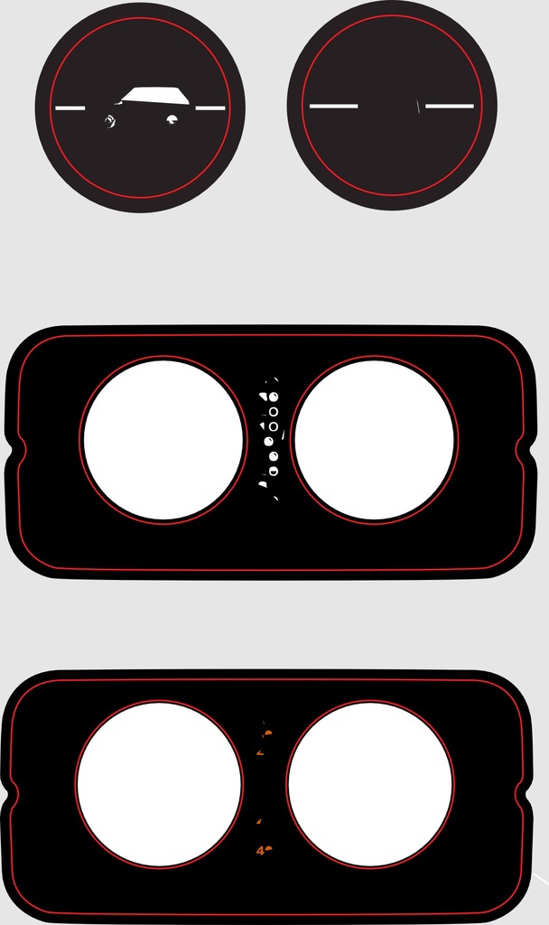 DIY инклинометр для Fiat Panda 141 4x4