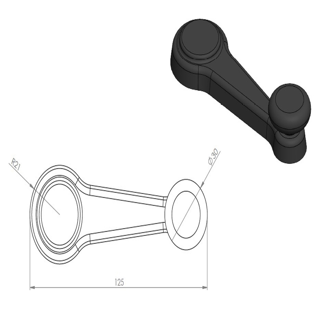 Регулятор окна для FIAT Punto 2004