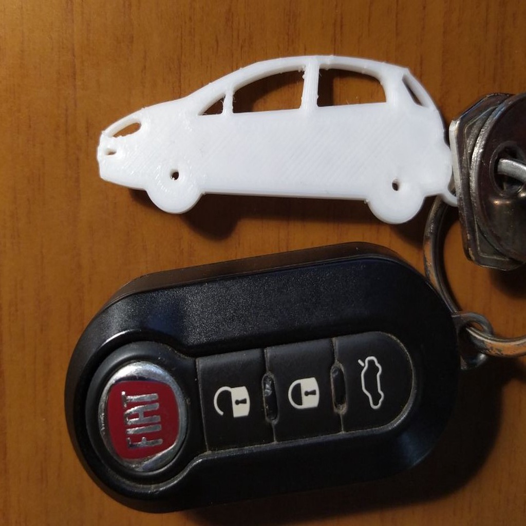 Простой брелок Fiat Punto
