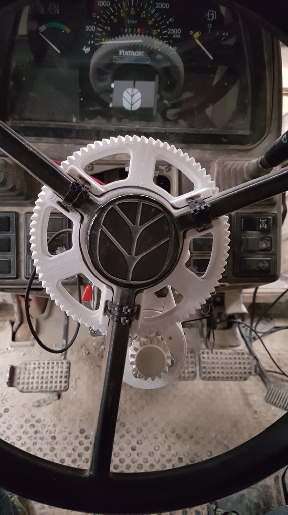 Крепление для рулевого управления AGOpenGPS для трактора Fiat F100