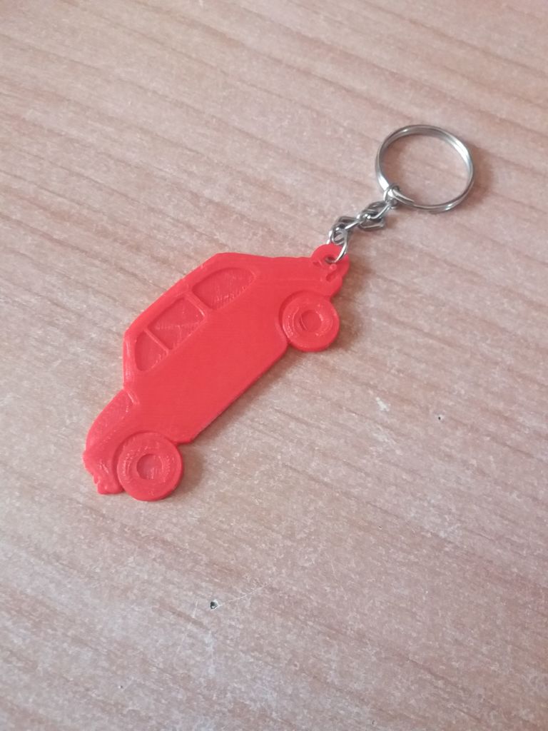 Старый ключ-брелок Fiat 500