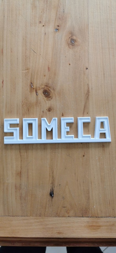 3D файл логотипа решетки Fiat Someca 1971 года